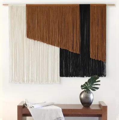 Bohemian Yarn Large Tie-Dye Geometric Décor Decorative Tapestry Macrame Wall Hanging Decor Art Wall Hangings