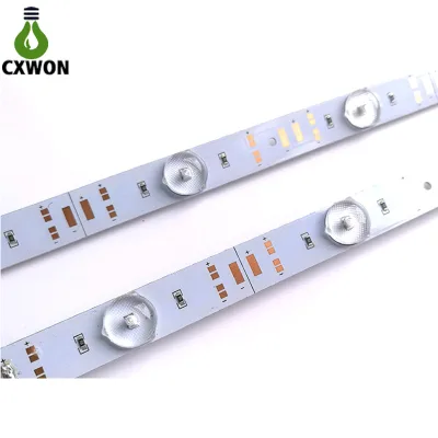 Diffuse Reflection Strip Light Advertising Box Slim 12W White Lattice Back Light Rigid Strip Light Lens