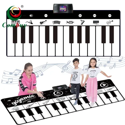 24 Key Electronic Dance Plastic Educational Blanket Floor Toy Piano Mat Keyboard