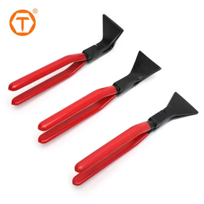 3 Piece Bender Pliers Tool Hand Seamers Sheet Metal Bending Pliers Set with Straight 45 and 90 Degree Heads