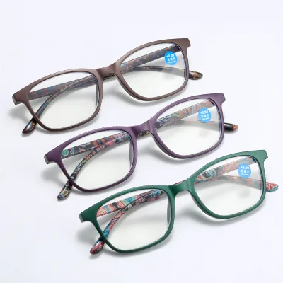 Coffee Brown Woman Lady Blue Light Block for Reading Newspaper Computer TV 2022 2023 Clic Reading Glasses
