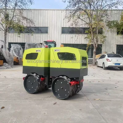 Road Construction Machinery Sheep Foot Trench 1.8 Ton Roller Compactor 1800kg Remote Control Vibratory Road Roller Compactor
