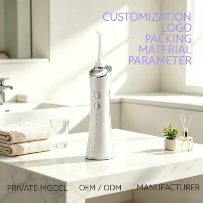 Slim Waist Luxury Simple Style Manufacturer Customized Logo IPX7 Type-C Fast Charging Water Flossers
