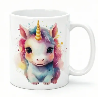 Custom Anime Mug Ceramic Coffee Cup 11oz Sublimation Blank Cartoon Printed Milk Tea Mug with Handle for Fans Gift Wholesale
