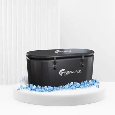 Fully Insulated and Portable Inflatable Cold Plunge Ice Bath Tub for Ice Therapy Athletes Recovery