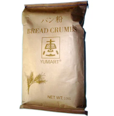 Henin Bread Crumbs Japanese Style Panko Breadcrumbs Wheat Flour Salty 1kg/10kg Pack Halal and BRC Certified