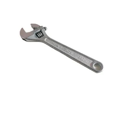 8-inch adjustable wrench, hardware tools, open end wrench