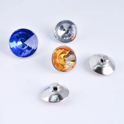 Sofa With Diamond Button White Zinc Plated Sofa Crystal Diamond Button Upholstery Sofa Button VT-18.031