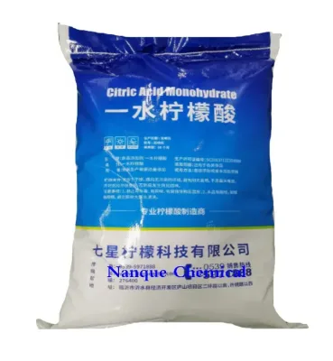 Wholesale Factory Package Food Grade Chemical Raw Materials White Translucent Crystal Citric Acid Monohydrate