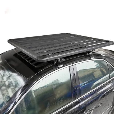 Universal Double-layer Aluminum Alloy Car Top Hook Installation Cargo Rack Luggage Rack Detachable Armrest