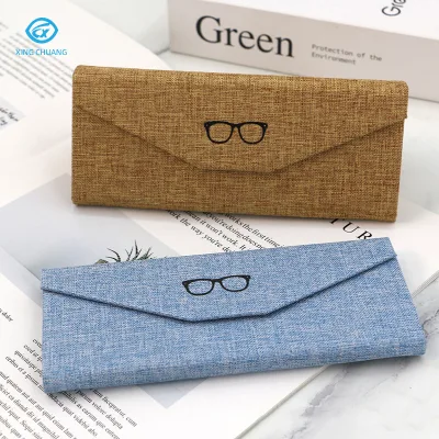 HOT Selling Triangle Glasses case Leather Protective Eyeglasses Case with Custom Logo Luxury Glasses Storage Box