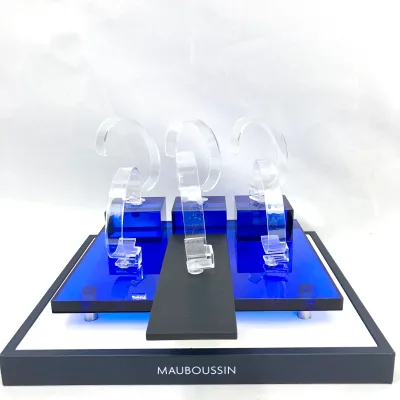Custom High-End Watch Display Tray Smart Quartz Watch Display Tray Acrylic C-ring Display Prop