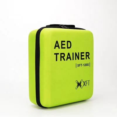 Factory Portable Waterproof EVA Hard Shell AED Carrying Case Travel Emergency Medical First Aid Kit Packing Case Bag for AED