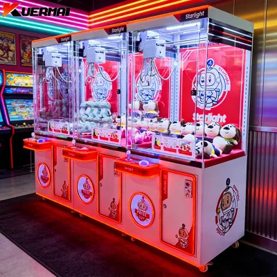Kuermai Cheap New Style Claw Machine Toys Crane Machine Arcade Machine for Sale