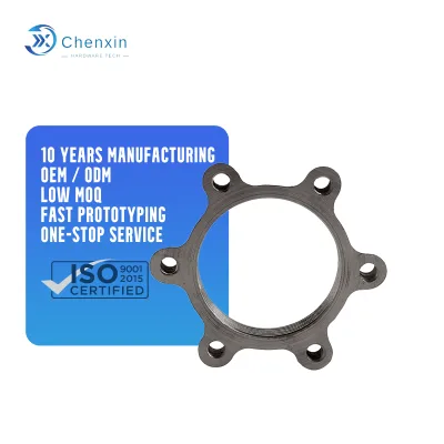 Brake Discs Flange Adaptor for Threaded Hub of Mountain Bicycle Accessories Custom CNC Machining Service Aluminium Alloy
