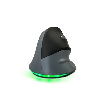 Ergo Multicolor 2.4G USB Wireless ROHS Certified PC Gaming Mouse Rechargeable Vertical Design Comfortable Ergonomic LED Backlit