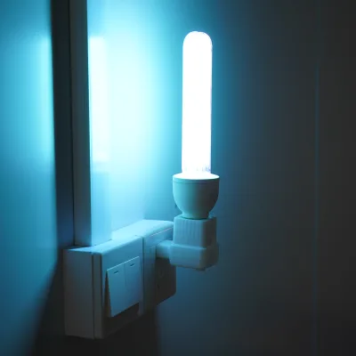 Self-ballast UV Lamp UV-C Light Bulb E27 / E26 Disinfection Hospital School Office Shop Uvc Bulb 254nm 185nm