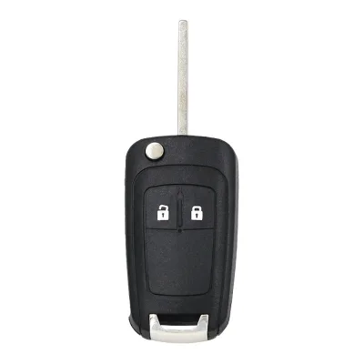 Bulk Supply Low Price Plastic Car Key Replacement for Opel Chevrolet 3 Button Key Blank Flip Remote Key Shell case