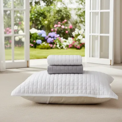 100% Waterproof Liquid Proof Pillow Protector Stain Resistant Microfiber Soft Reusable Easy Clean for All Pillow Sizes