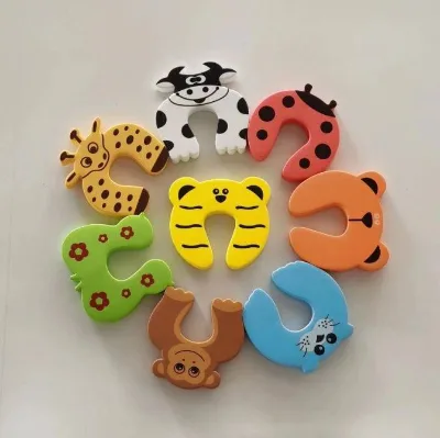 Home Eco-friendly EVA Cartoon Shaped Baby Safety protection Door Stoppers