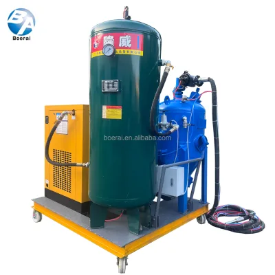 Durable Industrial Manual Mobile Wet Blasting Machine for Metals Suitable for Ship Polishing and Refurbishment.