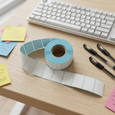 50*25mm Factory Direct Sales Eco-friendly Self-adhesive Label Strong Adhesive for Mini Product Tag