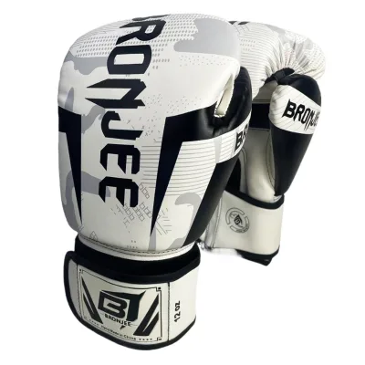 Professional Competition Grade Boxing Gloves Thick Shock Absorbing Padding Leather Boxing Gloves For Official Match