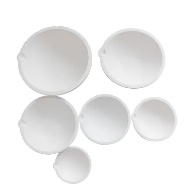 High-Temperature Resistant Alumina Ceramic Crucible Shallow Bottom Curved Lab Parts Industrial Welding Cutting Henan China Arc