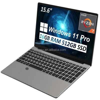 New High Quality Intel OEM Gaming Laptops 15.6" 2560x1440/AMD R7 5700U 8 Cores 16 Threads Metal 7.6V 9000mAh 1.0M Camera English