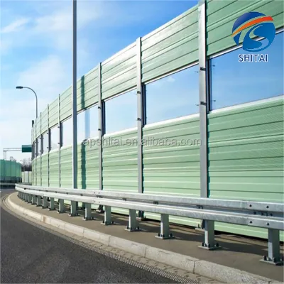 CE Certification Custom Sound Barriers Anti Corrosion Noise Barrier 1-12m High Soundproof Acrylic Barrier for Building