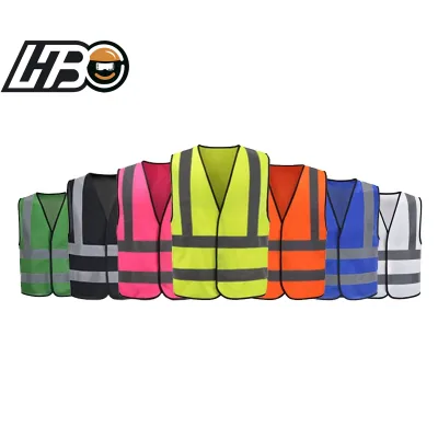 HBC Luminous Hi Visibility Warning Cycling Reflective Security Construction Safety Chalecos Light signal Running Vest