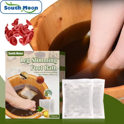Factory Price Leg Slimming Foot Soak 10PCS Foot Bath Package Traditional  Feet Ginger Exfoliating Foot Bath