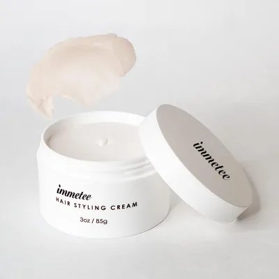 IMMETEE Styling Cream Hair Texture Cream Organic Nourishing Long Lasting Hair Styling Wax Pomade for Men