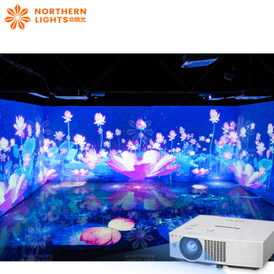 Immersive Cartoon Forest Projection Augmented Reality AR Interactive Wall/Floor Projection Software Immersive Projection