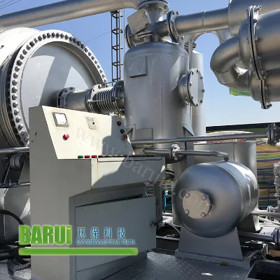 2t Beautiful Design Municipal Solid Waste Plastic Recycling Machine to Fuel Oil