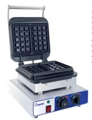 Square Fast Heating Waffle Non-Sticking Machine Commercial Waffle Maker