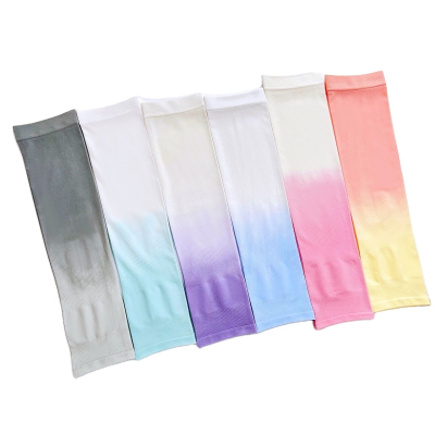 Custom Outdoor Sports Uv Compression Cooling Arm Sleeves Basketball Sport Slimming Elbow Arm Sleeves Cycling Arm Sleeves