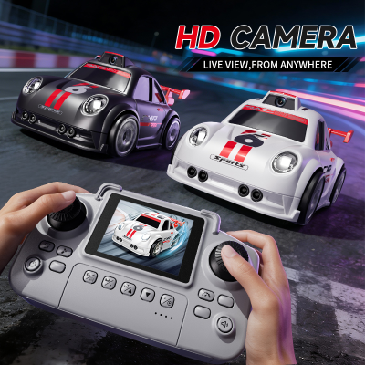 High Speed FPV RC Racing Car With HD Camera 2.4G Remote Control Photography Vehicle PVC Shell RC Car for Kids With Live Video
