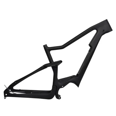 29er Boost Full Suspension MTB Electric Mountain Bike Carbon Frame Thru Axle 148mm