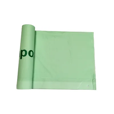 50L Biodegradable Plastic Garbage Bags Compostable Trash Bags Cornstarch Rubbish Bag