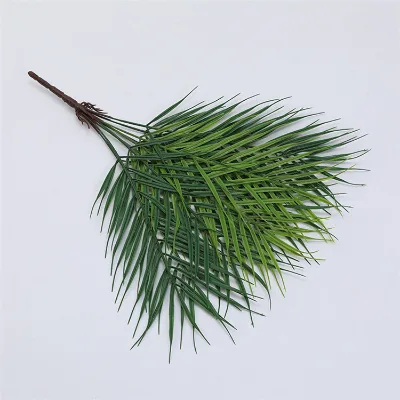 Realistic 9 Heads Artificial Palm Leaves Faux Tropical Palm Tree Leaves Home Decorating Plants