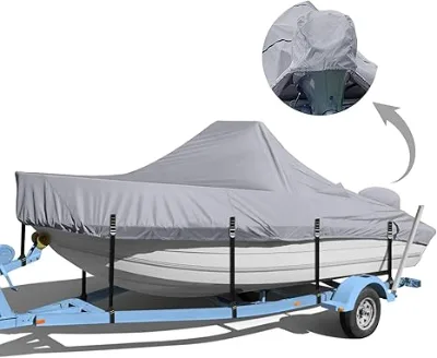 Heavy Duty 1200D Oxford PU Coated Waterproof Boat Cover