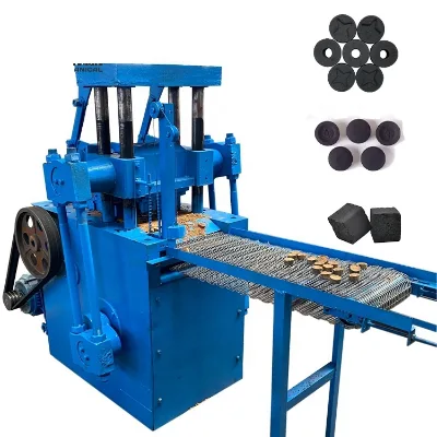 Factory Direct Sales Shisha Toner Hookah Charcoal Briquetting Press Machine Carbon Steel Engine 400-500kg/h 7.5-15KW