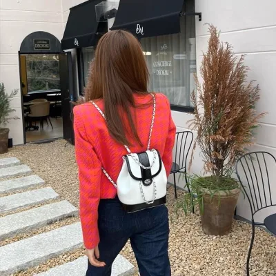 NEW Fashion Korean Female Student Backpack School Bags PU Backpack for Female