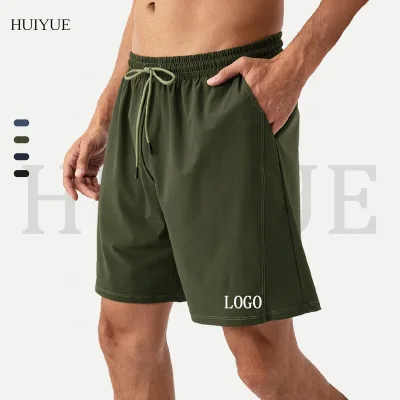 Sport Shorts US Size Custom Logo Quick-dry Workout Athletic Running Lightweight Men Beath Wear Sports Gym Shorts with Pockets