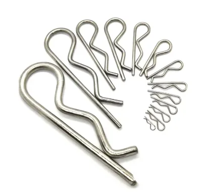 OEM Spring Manufacture Custom Hardware Metal Snap Pin Stainless Steel Spring Split R Pin Cotter