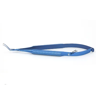 Ophthalmology Surgical Instruments Curved Shafts Inamura Capsulorhexis Forceps