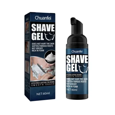 New Private Label Natural Sandalwood Scent Shaving Cream for Men Beard Care Shave Cream