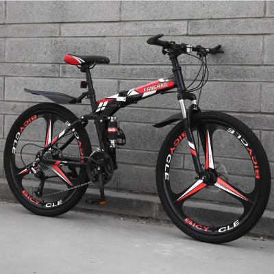 Folding Mountain Bike/best Steel Foldable Bicycle /bicicleta / Hybrid Bike With Disc Brake Gear 26 29 Inch Cycle for Man