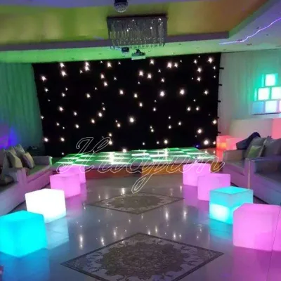 Wholesale Smart bar Tables and Chairs with LED Light-emitting Color Changing Cubes for Party and Nightclub Events